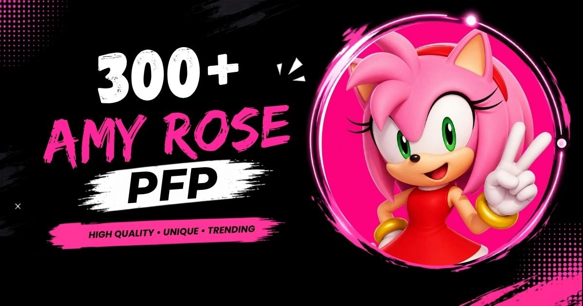 Amy Rose PFP: Cute, Aesthetic, Matching, Goth, Y2K & Discord