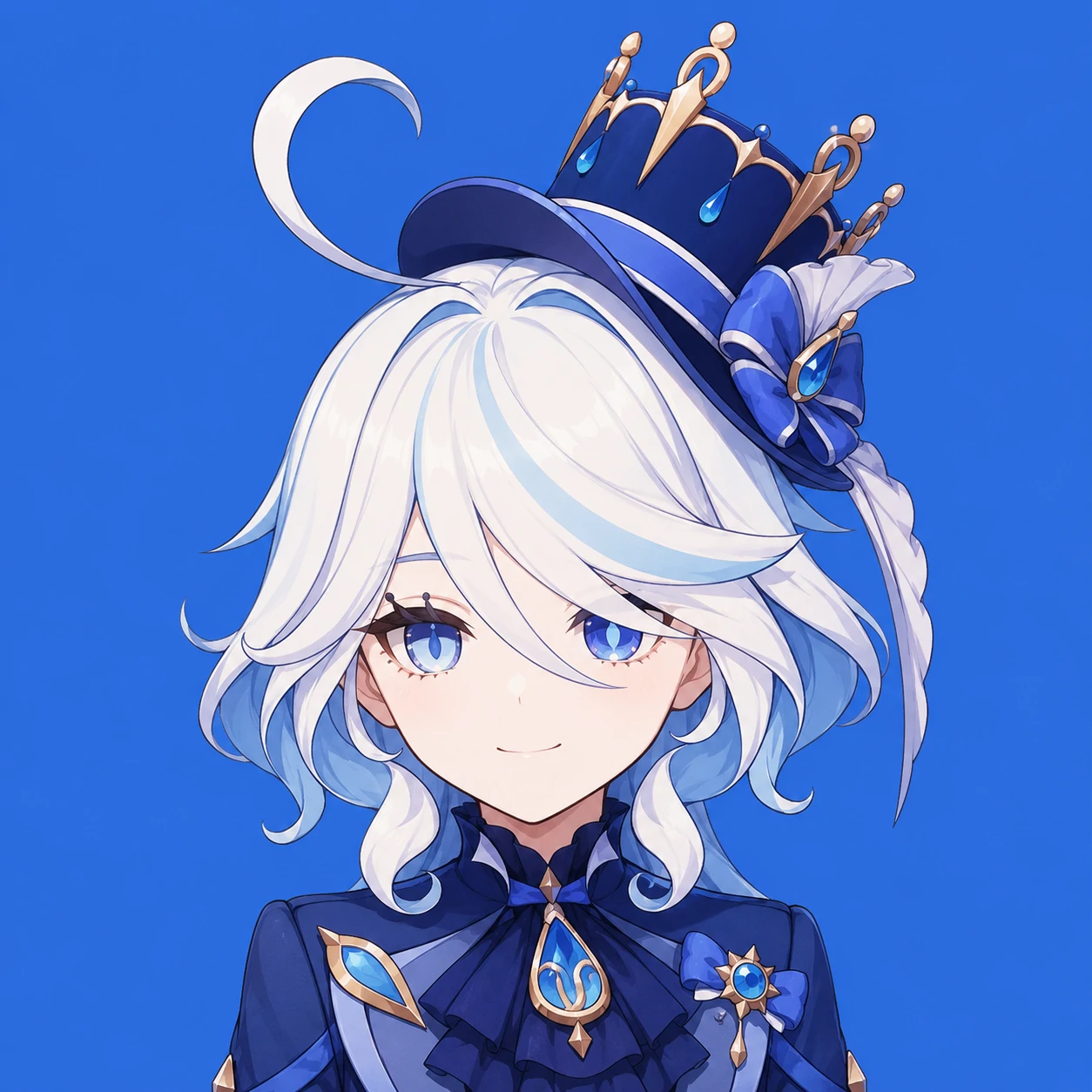 Furina Discord PFP on a flat single-color background for maximum readability