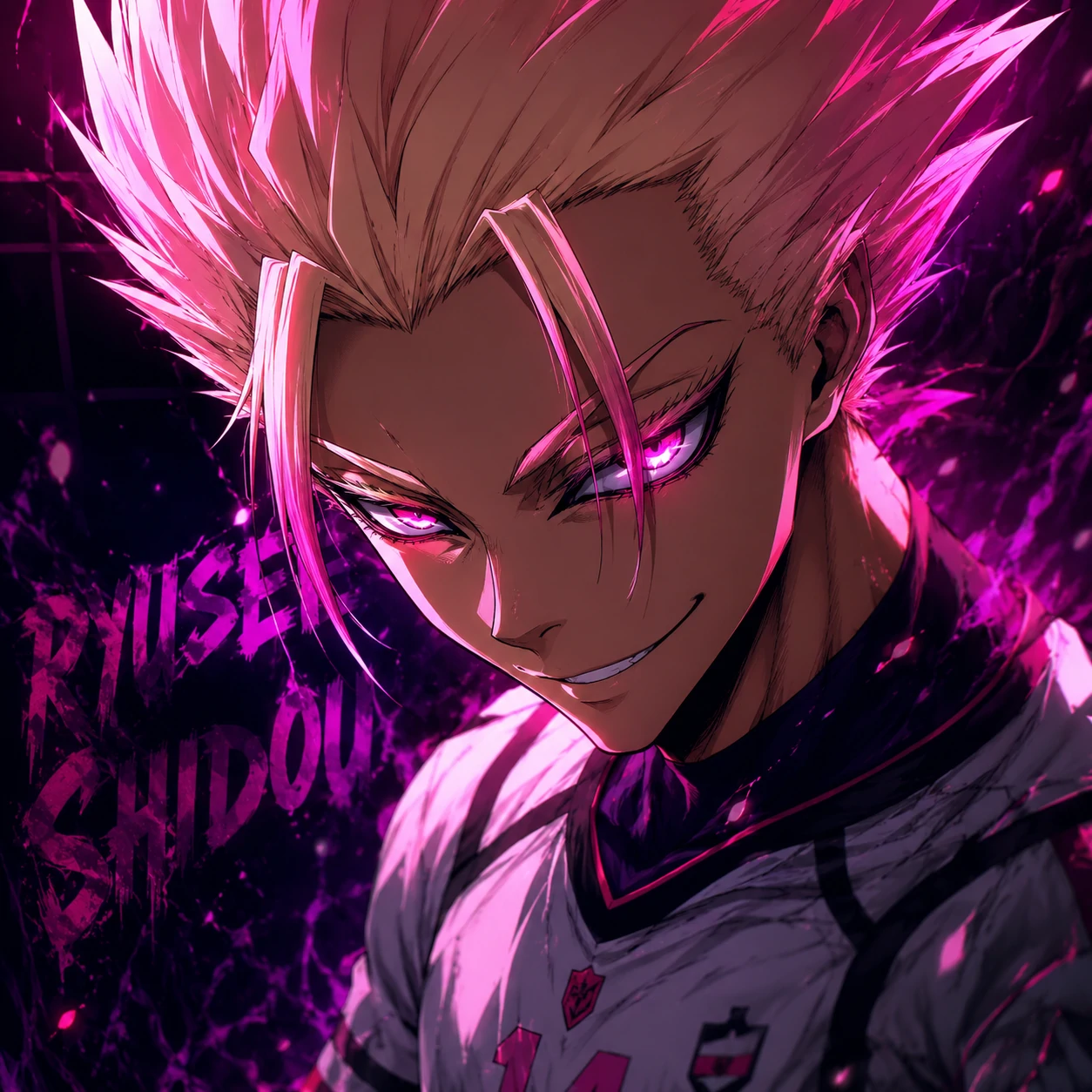 Ryusei Shidou 4K icon with clean edges for Discord and TikTok avatars