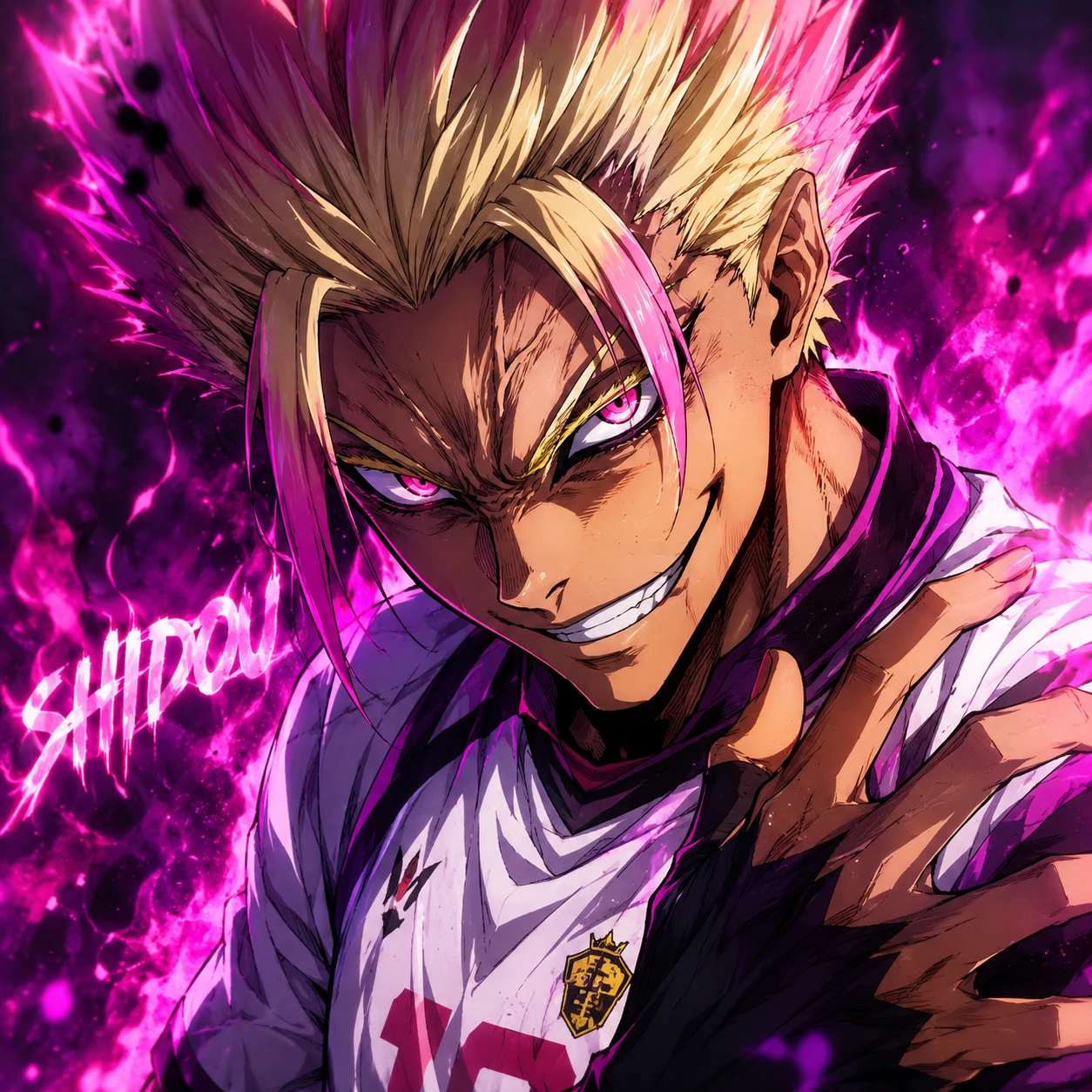 Shidou PFP for Discord server profiles with bold expression and clean crop