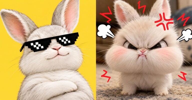 Bunny PFP: Cute, Aesthetic, Anime, Pink, Dark & Matching