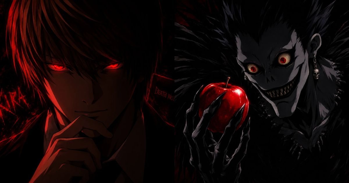 Death Note PFP: Light, L, Misa, Ryuk & Dark Manga